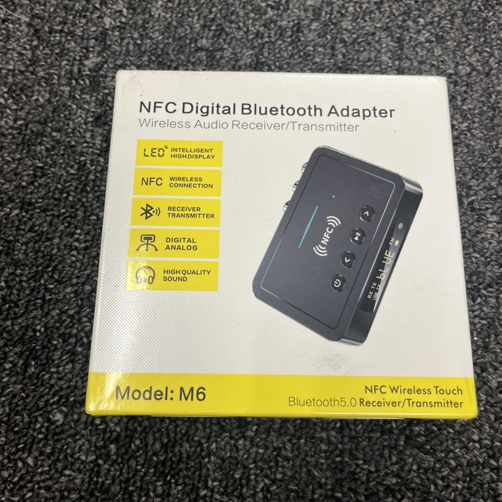 NFC Digital‎ Bluetooth Adapter Wireless Audio Receiver/Transmitter (Model M6)